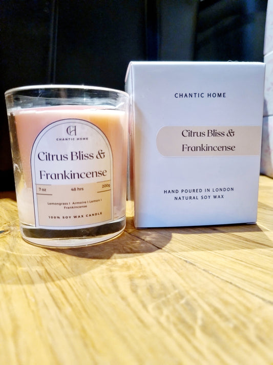 Citrus & Frankinscence - 20cl Pastel Candle