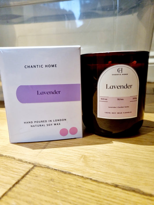 Lavender - 30cl Amber Candle