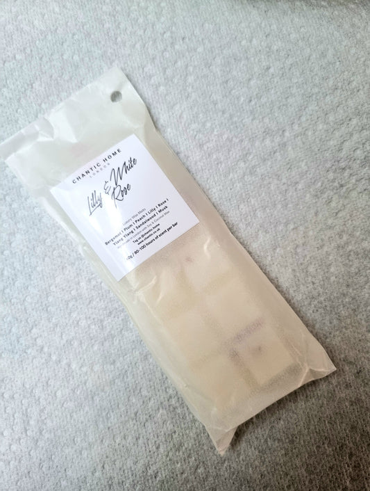 Lilly & White Rose Wax Melt Snap Bar